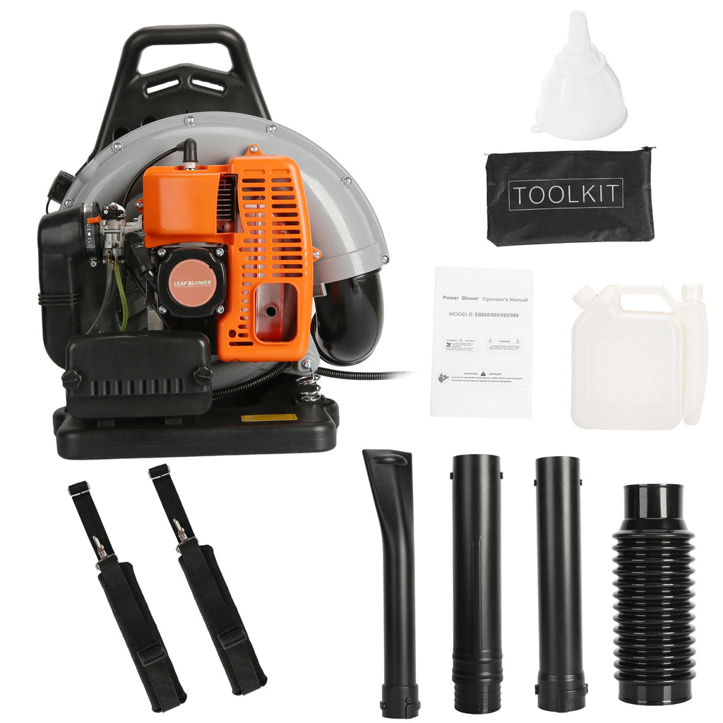 Gas Powered Leaf Blower 2-Stroke Engine Air Volume Handheld Blower Powerful Wind Snow Blower for Lawn Garden