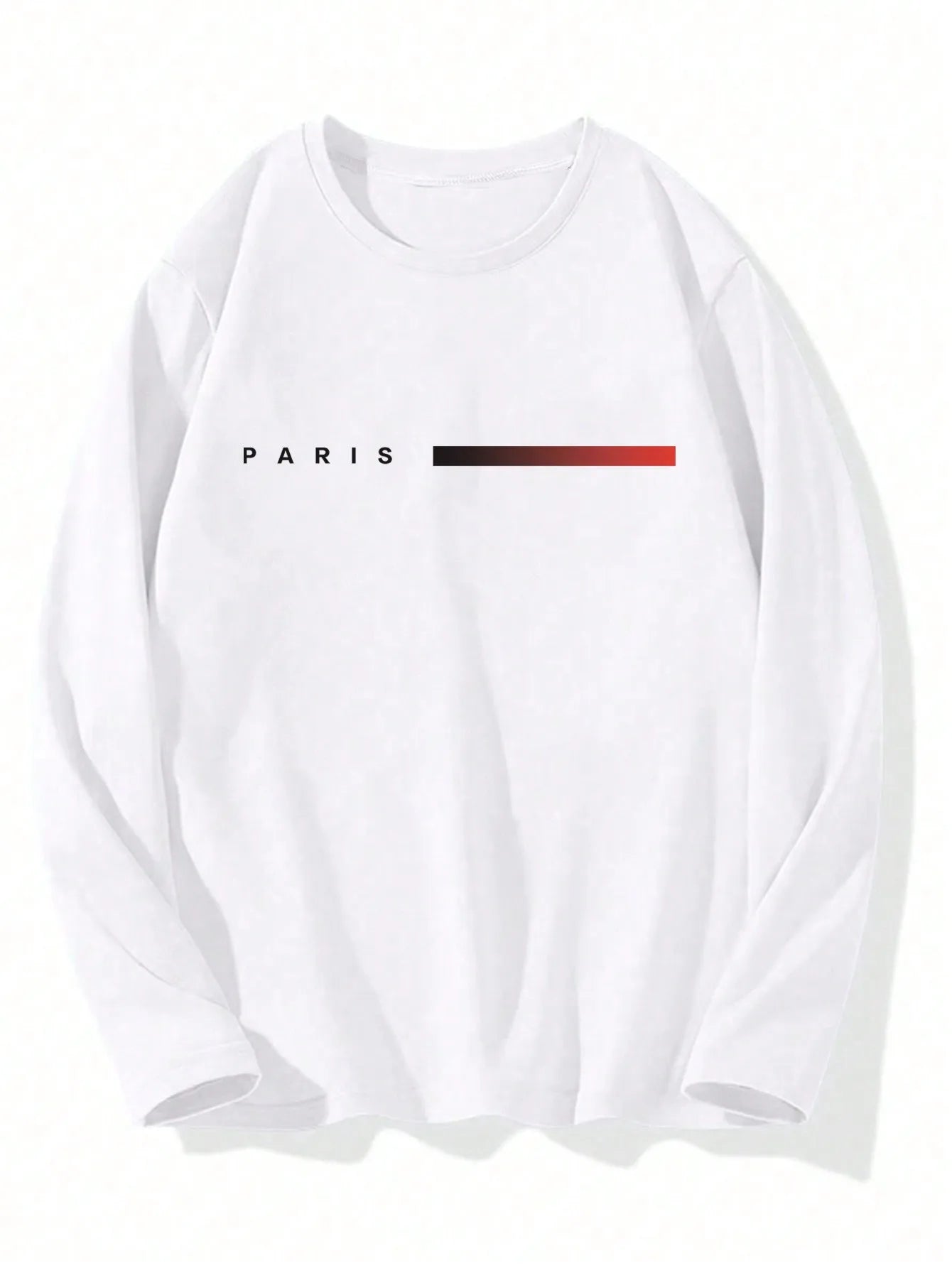 3pcs Men's Minimalist Letter Print Long Sleeve T-Shirts for Casual Daily Wear, Autumn Fall Style