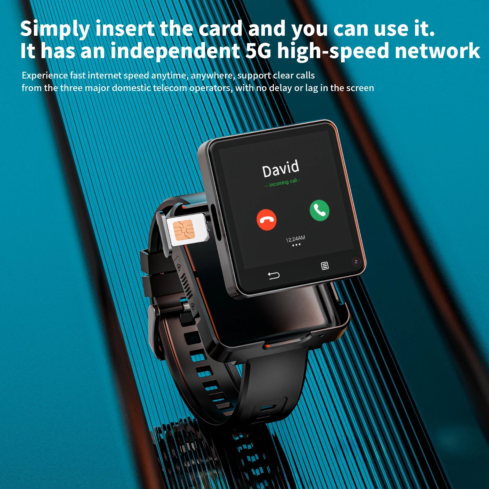 LOKMAT New APPLLP 2 MAX Dual Camera Android 11 Watch Phone Wifi Videos Calls Smart Watch Network Detachable Strap Mini Phone