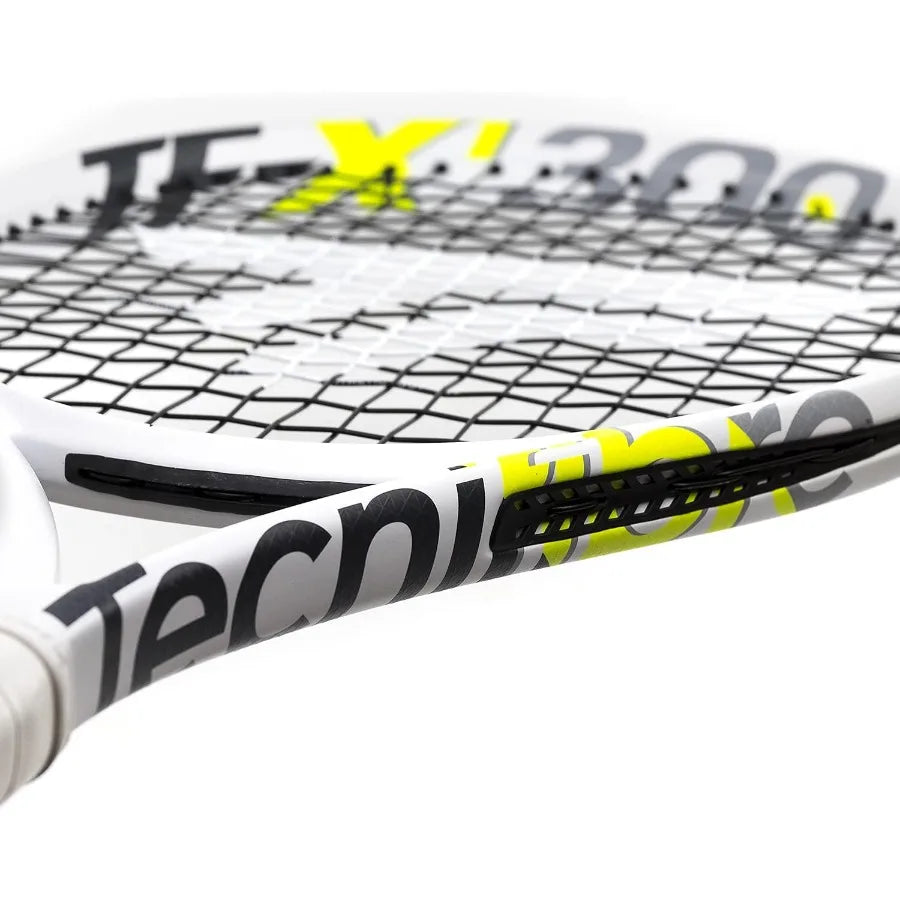 TF-X1 275 Tennis Racquet for Advanced Players with Graphite Frame and Black Design High Precision and Lightweight Performance