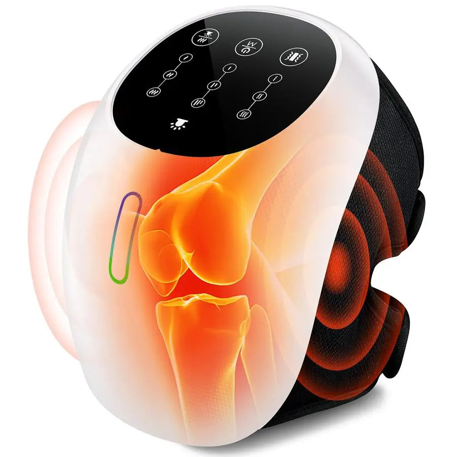 First 360 Knee Massager with 1Second Heat Cordless Red Light Therapy for Joint Comfort, 3 Intensity Levels, Perfect for Athletes
