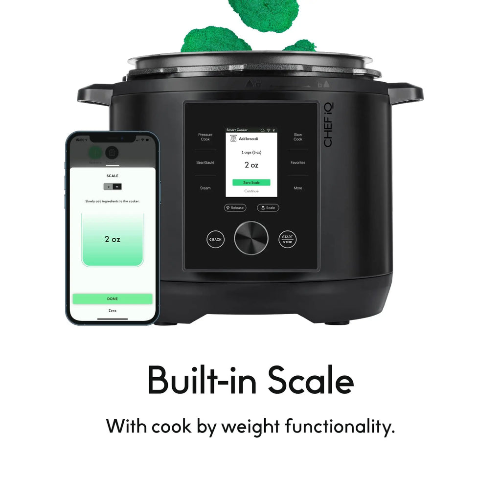 Smart WiFi Pressure Cooker 6QT, 10-in-1 Multicooker with 500+ Guided Recipes