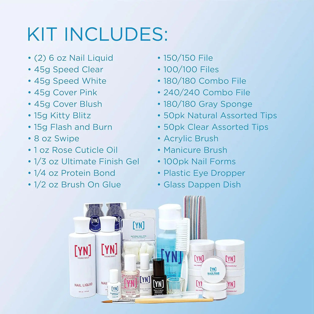 Complete Nail Kit for Beginners & Professionals, Home Manicure Starter Set with Tools