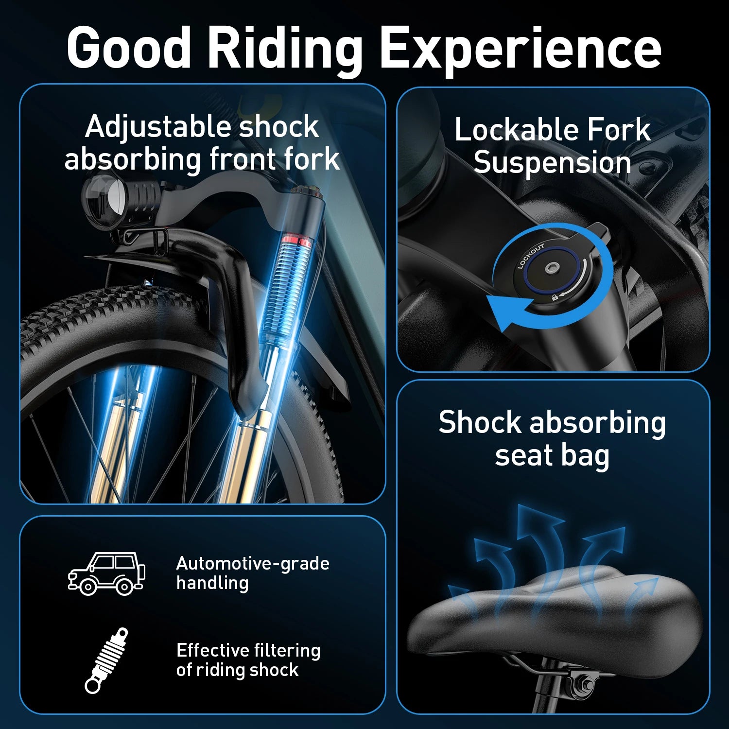 26" 24" Electric Motorcycles E Bike For Adults, 600W Peak Motor Ebike 24.9Mph 30Miles 10.4AH 13.5AH Electric Mountain Bicycle