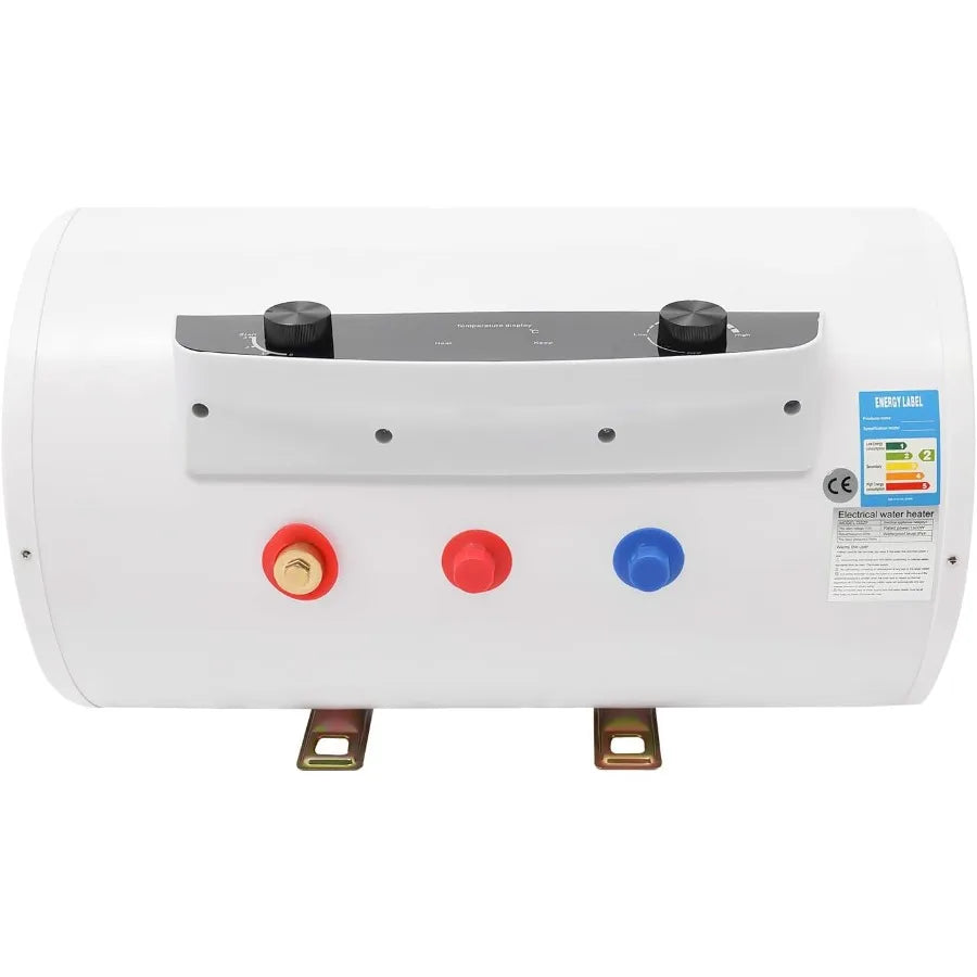 Electric Tank Hot Water Heater 110V 1500W 25-75 IPX4 Wall Mounted Quick Heating Tap Shower Water Heater Warmer with Faucet and