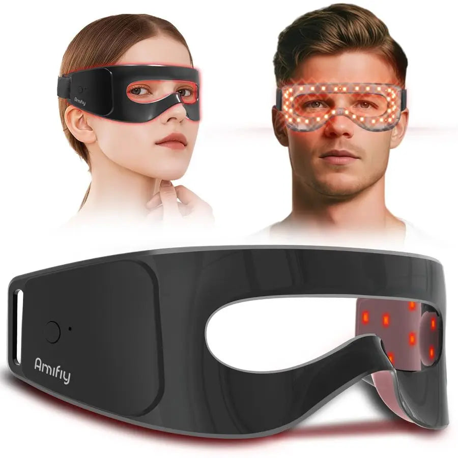 Light Therapy for Eyes, 3 Minutes AroundEyes Red Light Eye Mask, Eye Massager for Reducing Dark Circles and Puffiness, Smoothing