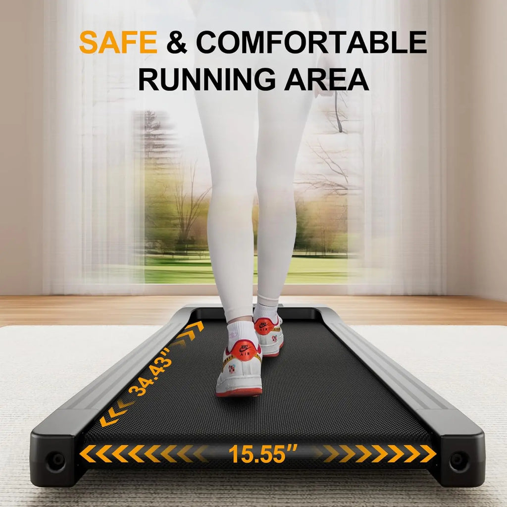 Walking Pad, Under Desk Treadmill, 3 In 1 Portable Treadmill With Remote Control LED Display, 2.5 HP Quiet Walking