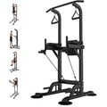 Power Tower Pull Up Bar Station for Free Standing & Dip Standing with Adjustable Height for Home Gym Multi-Function Training