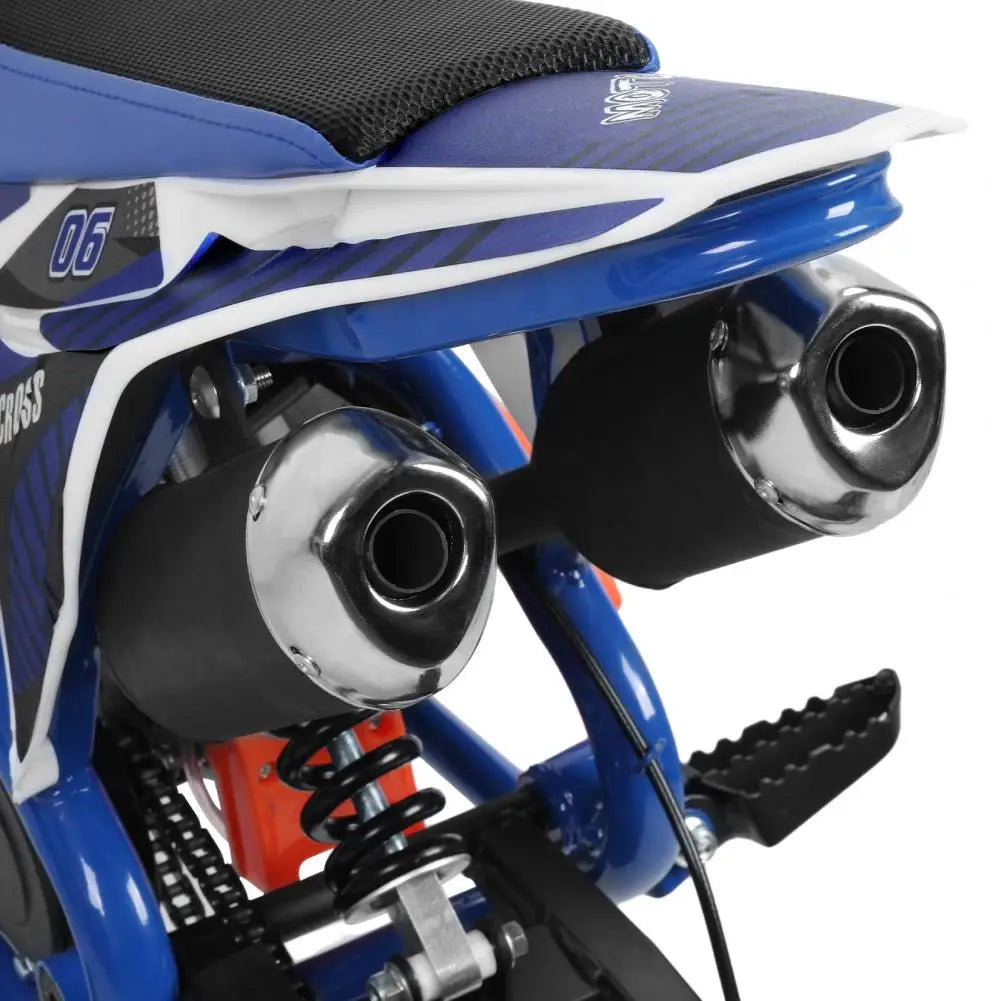 49cc 2-Stroke Kids Dirt Bike Beach Off Road Mini Motorcycle Gas Power Motocross Children Pocket Motorbike with Front Rear Disc