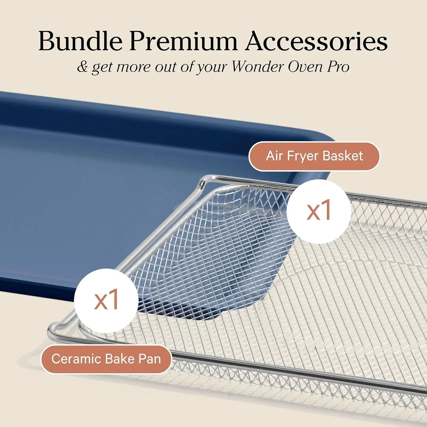 6-in-1 Air Fryer Toaster Oven with Steam Infusion, Non-toxic PFAS-Free, Blue Salt