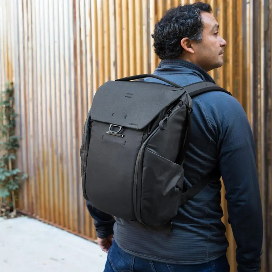 Backpack 20L, Black, MagLatch Top, Dual Side Access, FlexFold Dividers, Fits 15 Laptop, For Camera Carry, Daily Commutes or Trav