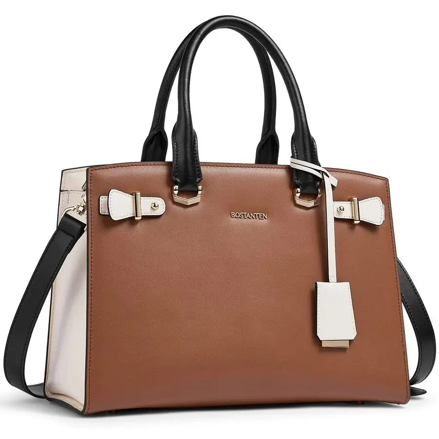 Leather Handbag Designer Satchel Purses Top Handle Shoulder Totes Crossbody Bag