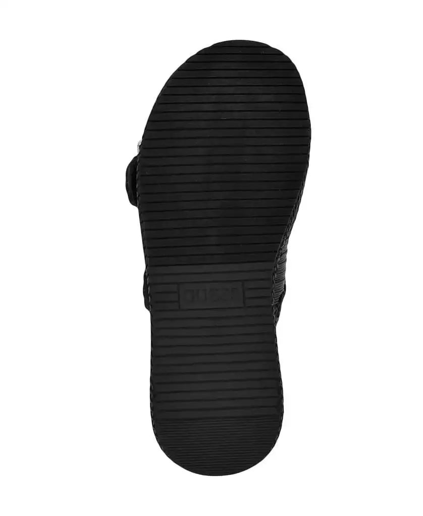 GUESS | Women's Binks Double-Buckle Woven Platform Wedge Sandals