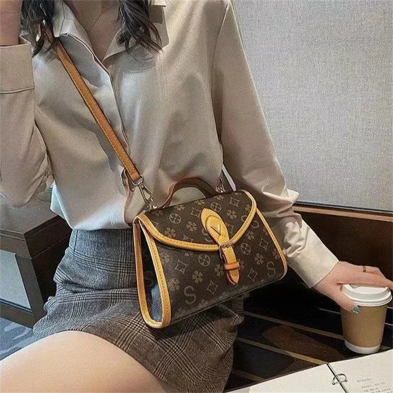 Designer  Handbags Tote Fashion monograms Printing Flowers women luxury Shoulder Bags Purse Leather Messenger Crossbody Bag BL30