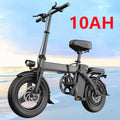 14" Mini Folding Electric Motorcycles E Bike for Adults, 450W Peak Motor Ebike 20Mph 10.4AH 15AH Adults Electric Bicycle
