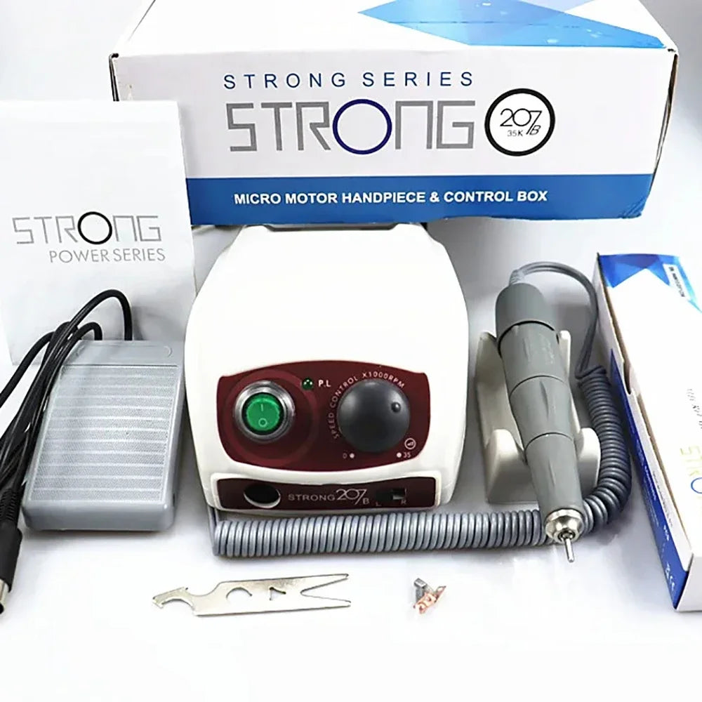 NEW 65W Electric Nail Drill – 50,000 RPM Professional Manicure & Pedicure Kit