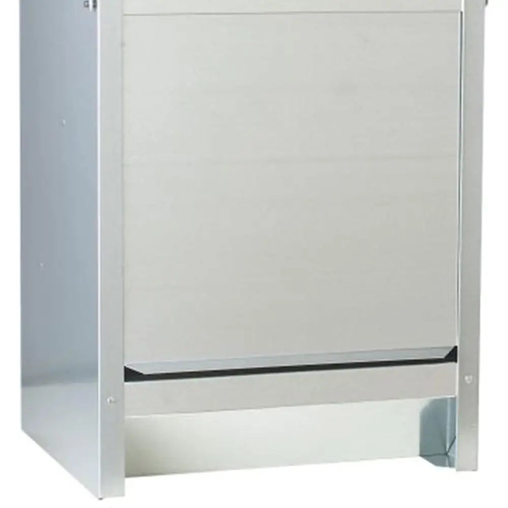 Dry Food Automatic Steel Dog Feeder 25 Pound Capacity & 13-Quart Galvanized Steel Ever Full Pet Water Bowl Dish