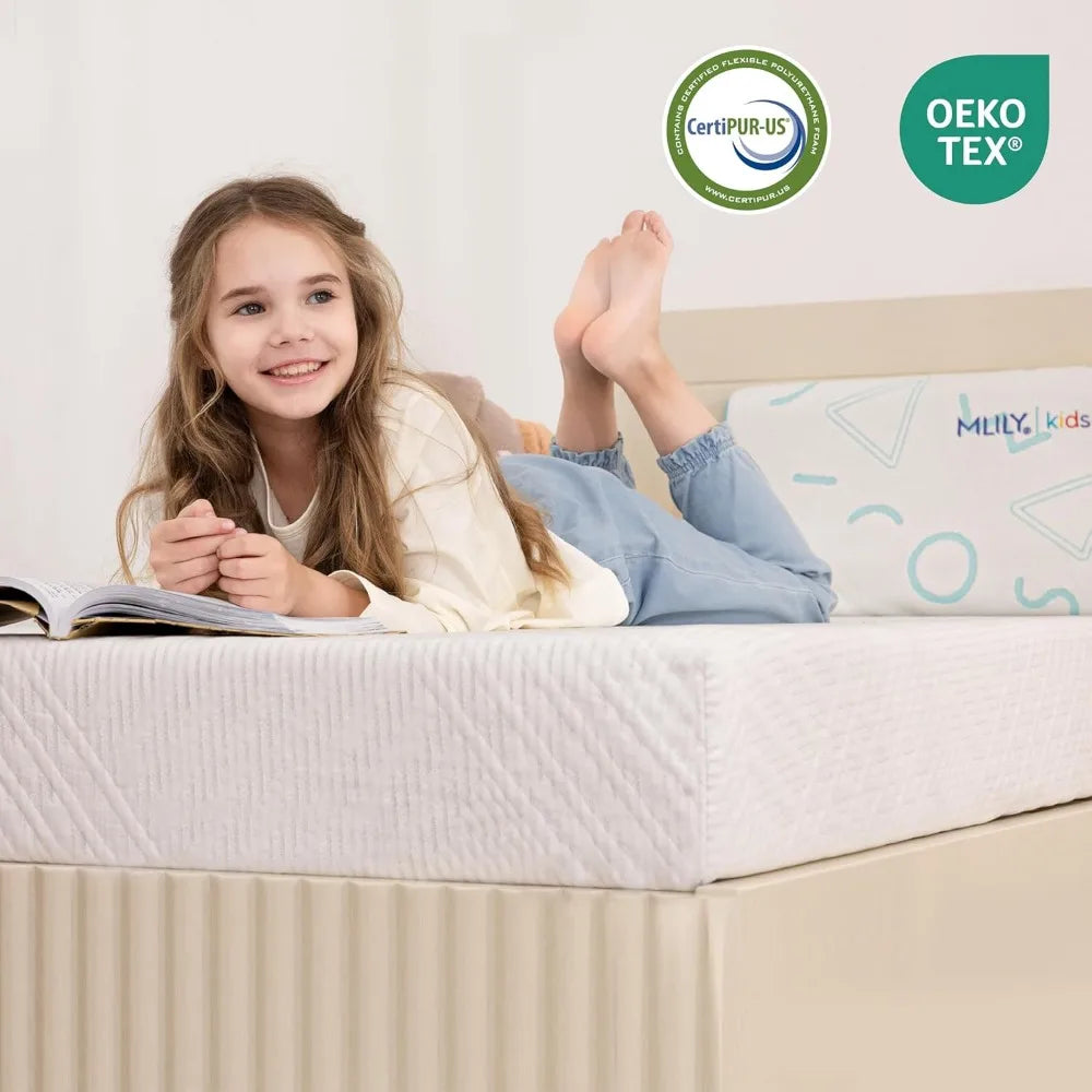 6-Inch Twin Memory Foam Mattress in a Box, Medium Firm for Kids Bed or Bunk
