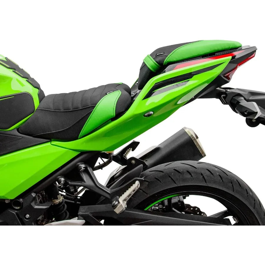 Motorcycle Front Rear Comfort Seat Fit for Kawasaki Ninja 400 Z400 2018 2019 2020 2021 2022 2023 2024 EX400 Leather Driver Sadd