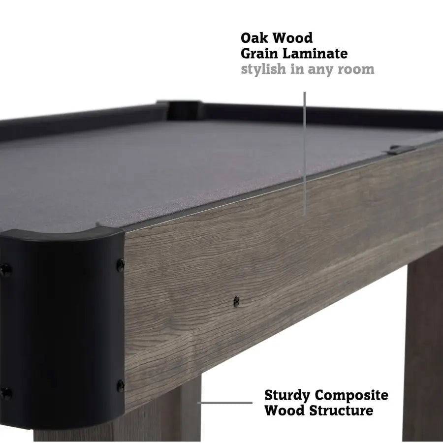 Billiard Tables Multiple Styles, Pool Tables with Preassembled Playfields and Complete Billiard Accessory Sets, Perfect for Fami