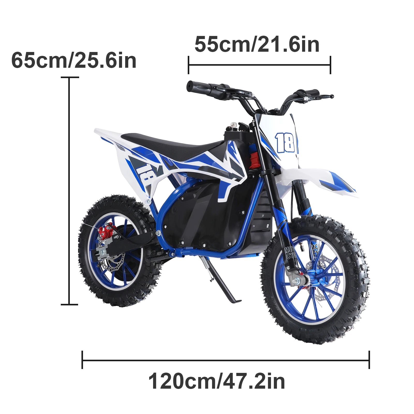 Kid Electric Motocross Bike,Dirt Bike,Electric Pocket Motorbike with High-Performance Motor and Battery,Off Road Mini Motorcycle