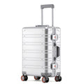 All Aluminum Travel Suitcase Airline Approved Rolling Luggage  Suitcase Luggage Hard Shell Carry On Luggage with Spinner Wheels