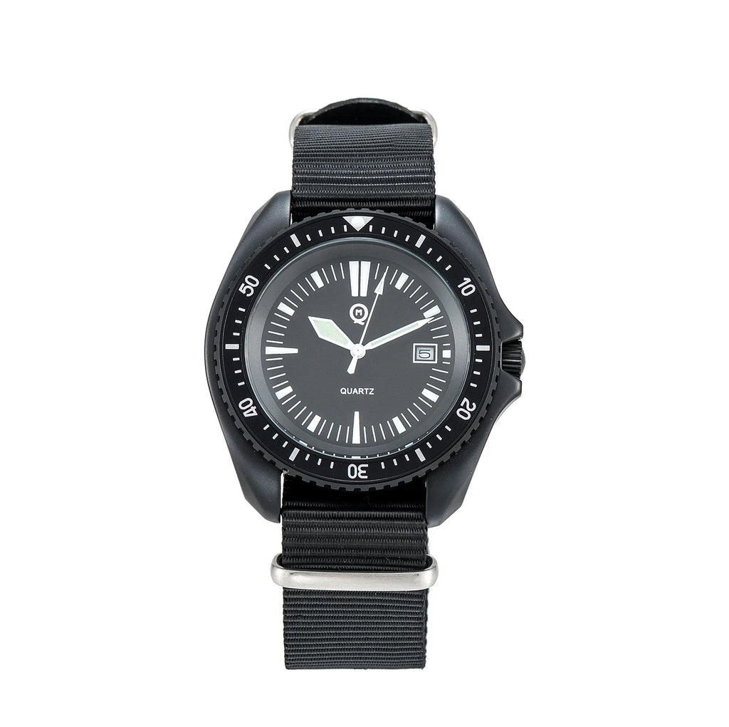 Qimei Classic UDT Men's Military Sport Watch Army Green Outdoor Diver SM8016C  Hardened Mineral Glass Japan Movement 300M
