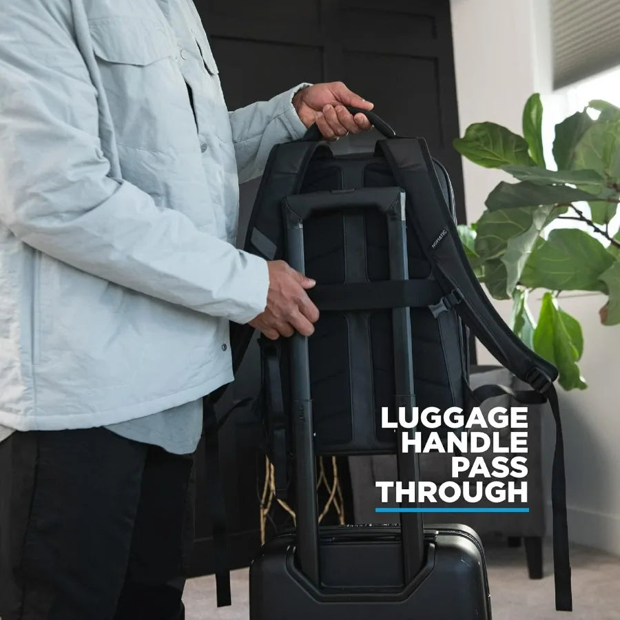 NOMATIC 14L Backpack- Carry On Backpack and Water Resistant Laptop Bag - Carry On or Business Backpack for Men and Women Black