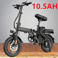 14" Folding Electric Motorcycles Mountain E Bike for Adults, 450W Peak Motor Ebike 20Mph 19.5Miles 48V 10.5AH Electric Bicycle