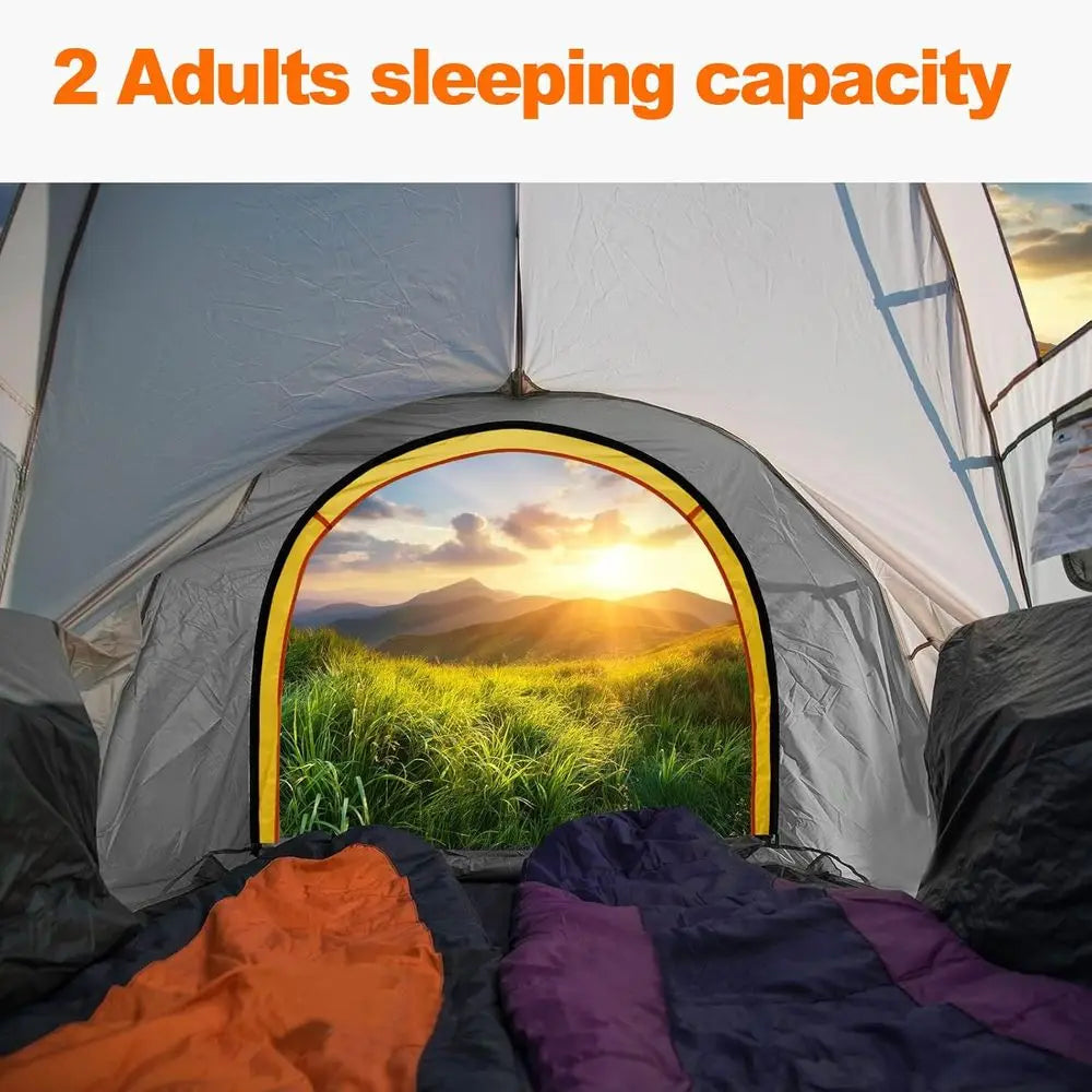 Jeep Truck Bed Tent for Pickup, 2-Person Tacoma Tent, Waterproof Double Layer with Rainfly, Full-Size Compact PU2000mm