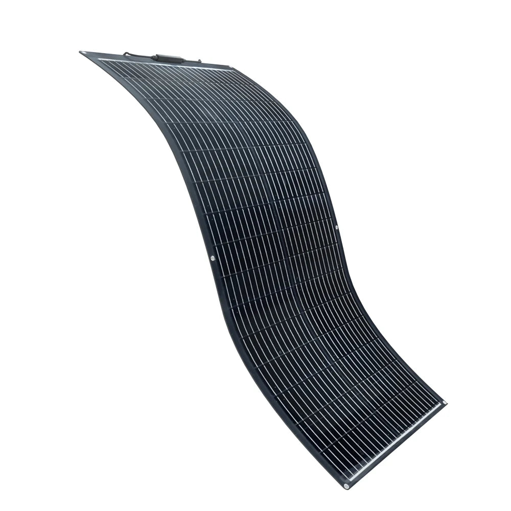 100 Watt Fiberglass Flexible Solar Panel 1000W-100W , Portable Bendable 12 Volts Mono Cell for RV Camping Home Boat Marine