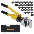 Convenient Cable Crimping Pliers with Toolbox Hand Operated Hydraulic Tool Thicken for Repair/Industrial/Electrical