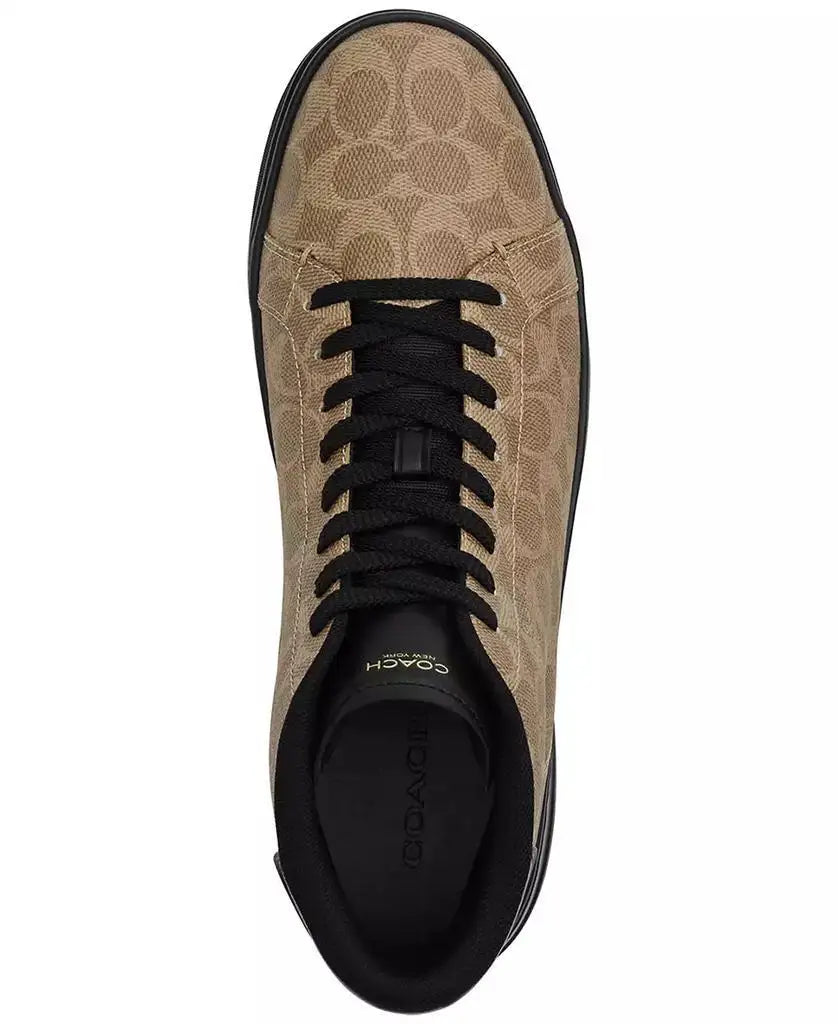 COACH | Men's High Line High-Top Signature Canvas Round Toe Sneakers