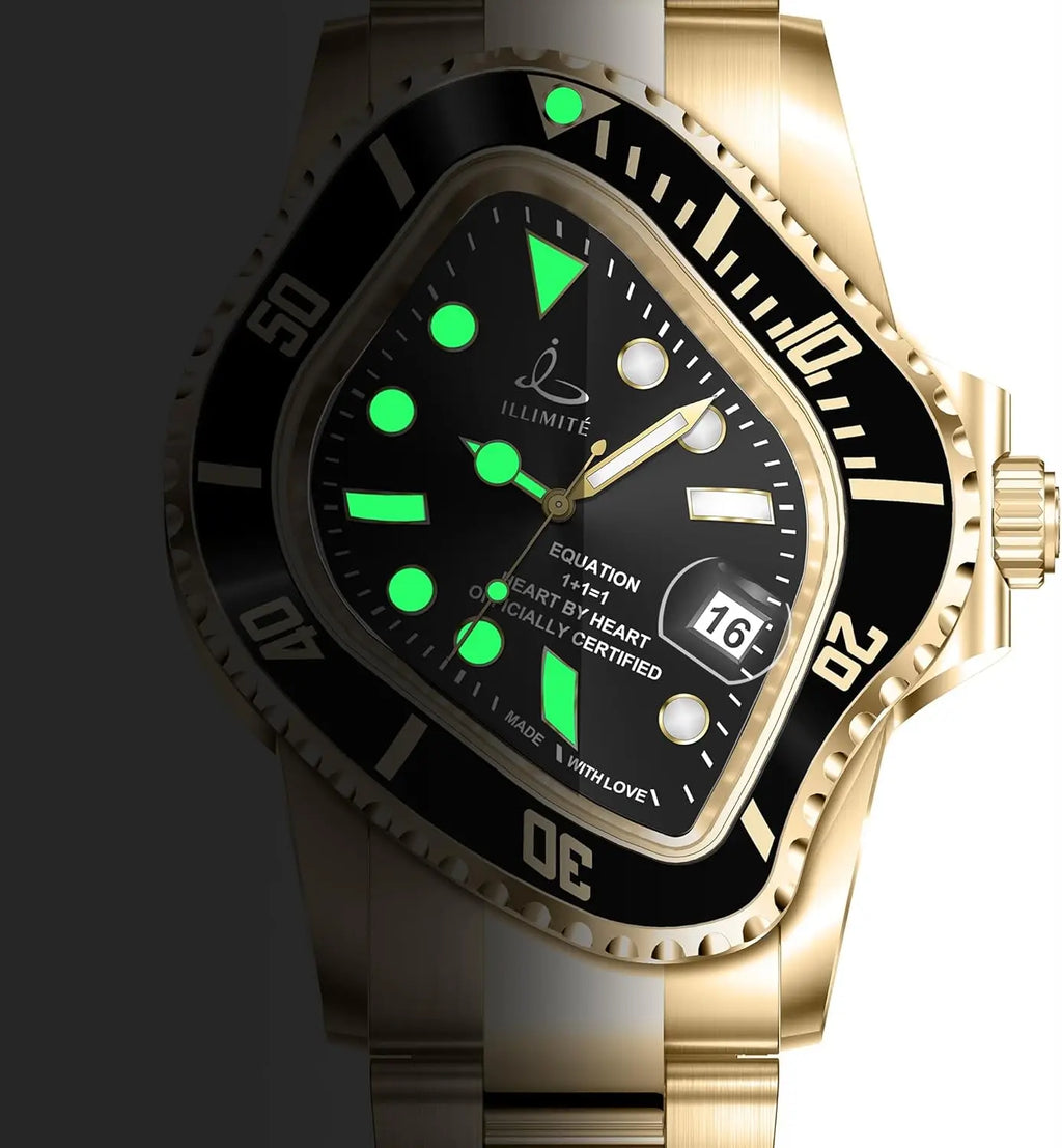 Automatic Self-Winding Mechanical Watch for Men and Women, Waterproof Stainless Steel Surrealist Design