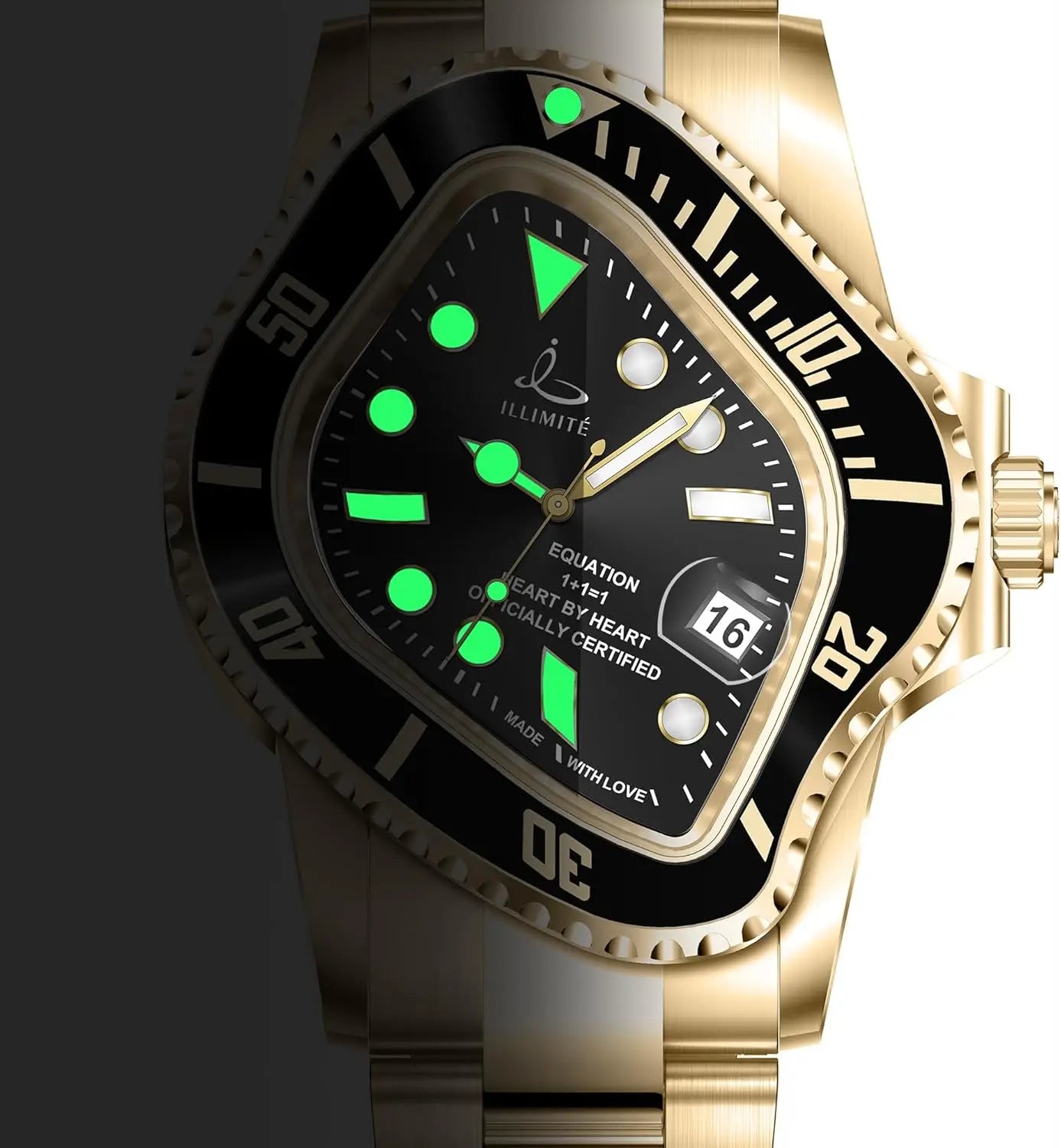 Automatic Self-Winding Mechanical Watch for Men and Women, Waterproof Stainless Steel Surrealist Design