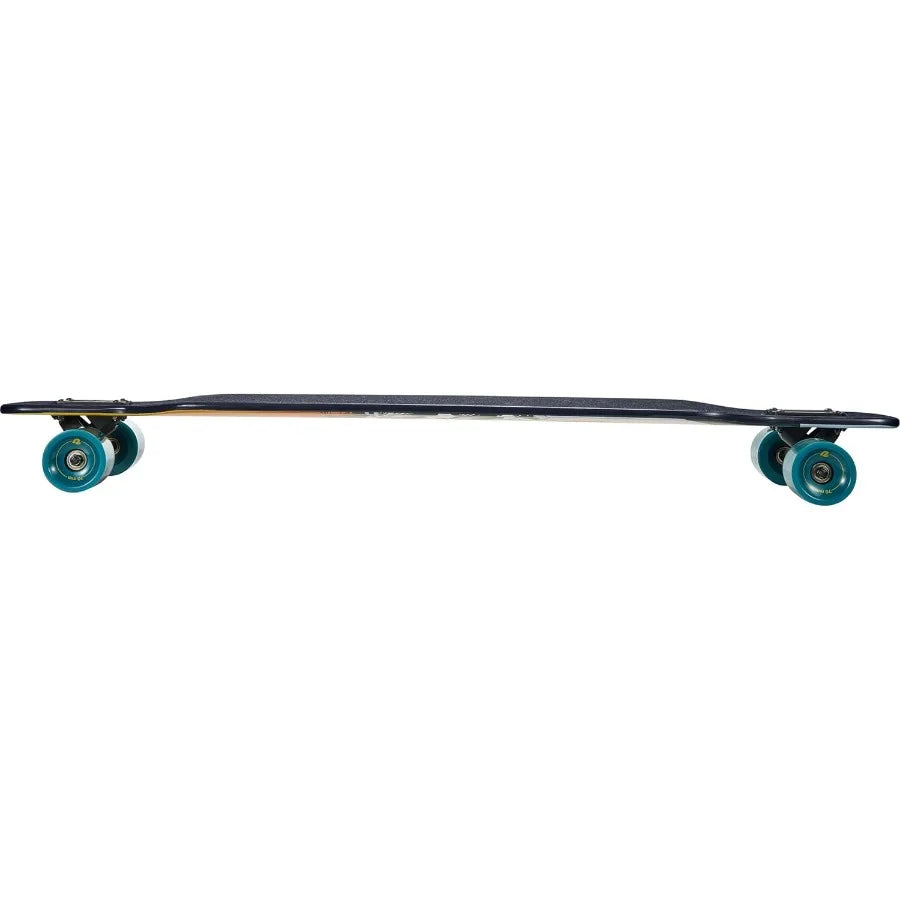 Rift Drop-Through Longboard Skateboard Complete Canadian Maple Wood Cruiser w/Drop-Through Trucks for Commuting Cruising Carvin