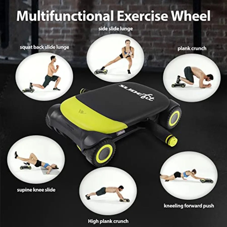 Ab Roller Workout Equipment Sit Up Exercise Equipment for Core Workout Abdominal Exercise Machine for Home Gym