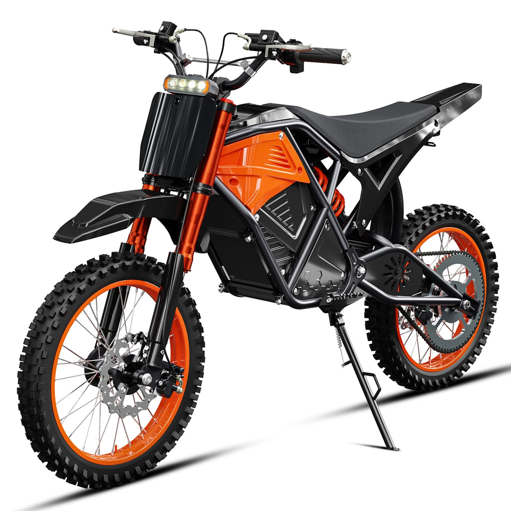 3000W Off Road Electric Motorcycle, 48V22.5AH Lithium Battery, Speed Of 37.5MPH and a Range Of 60 Miles,Adult Electric Dirt Bike