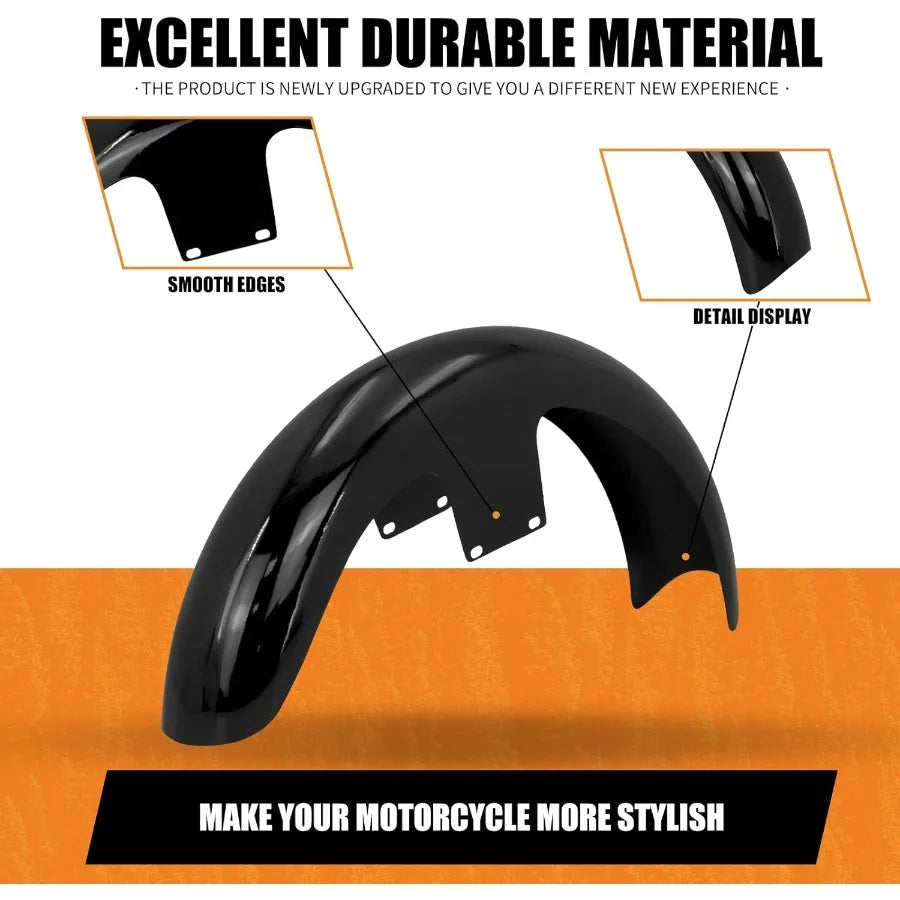 21 inch Front Fender Mudguard for Harley Touring Road King FLHR Electra Glide FLHT Street Glide FLHX 20242025 CVO Road Glide 20