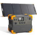E1500LFP 2200W Solar Generator with 200W Panel Included Portable Power Station with 200W Solar Panel