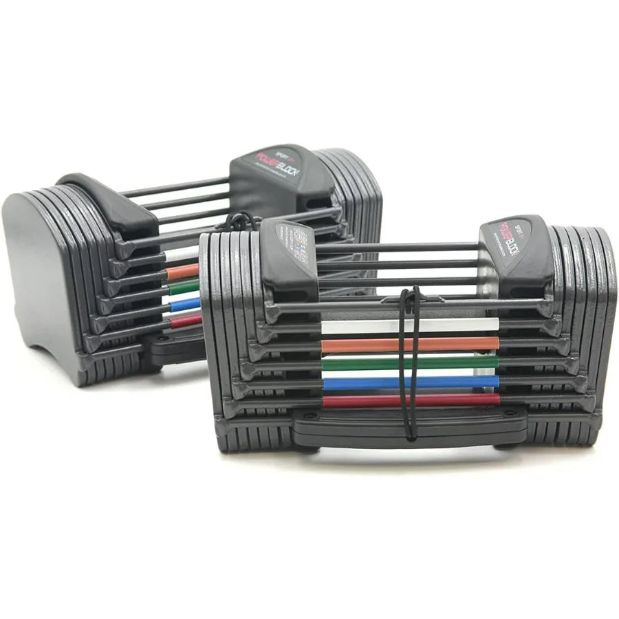 Sport 24 Adjustable Dumbbells, 3-24 lb. Durable Steel Build, Innovative At Home Workout Equipment, All-in-One Strength Training