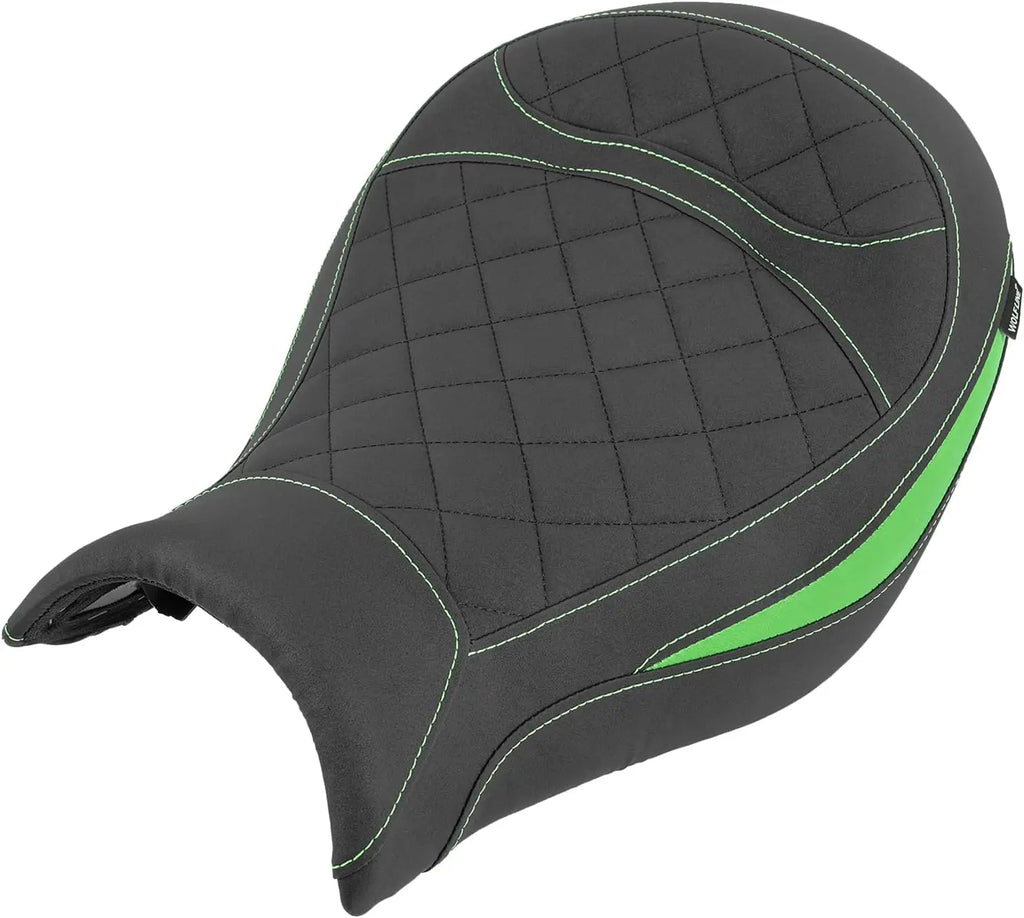 Motorcycle Front Driver Comfort Seat Fit for Kawasaki Vulcan S 650 Cafe ABS 2015-2026 EN650 VN650 Leather Rider Saddle Solo Cush