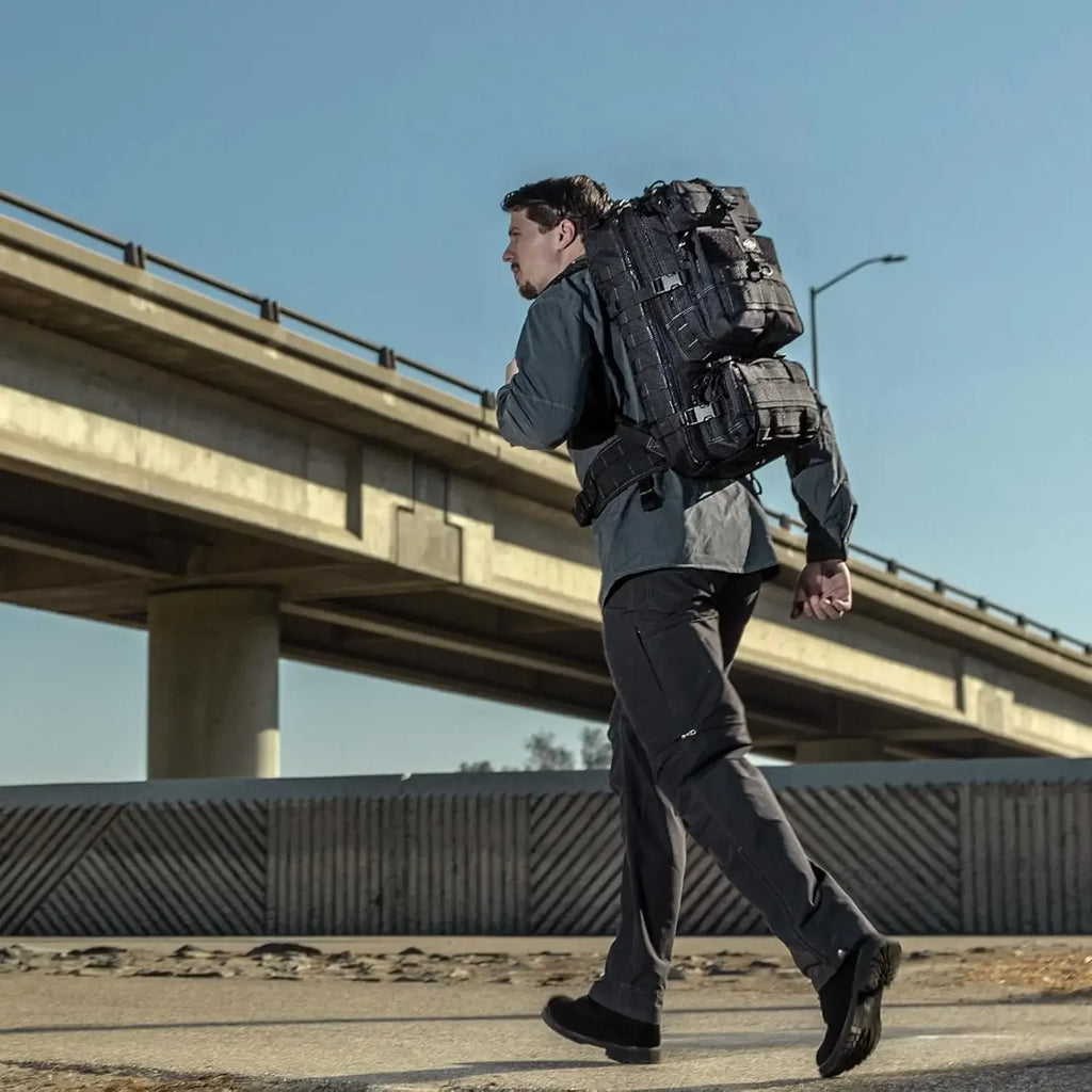 Detachable Waist Pack, MOLLE Internal Frame Rucksack, MilitaryMAXPEDITION Gyrfalcon Backpack (Black) 36L Tactical Backpack with