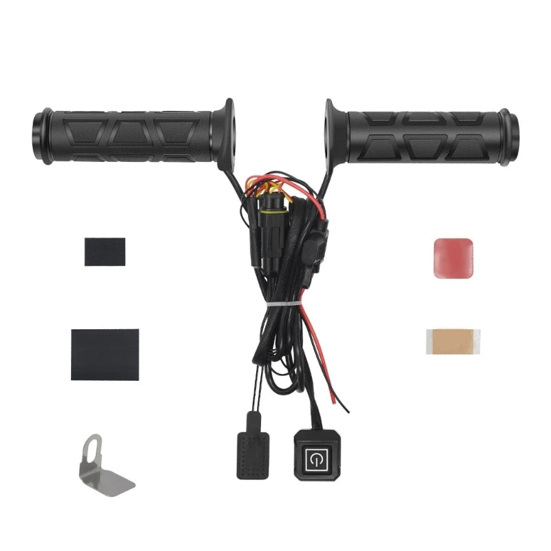 2025 New ATV Heated Grips Universal ATV UTV Heated Hand Grips Handlebar Heater