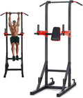 Multi-function Power Tower, Heavy-duty Pull Up Bar Stand for Pull-ups, Push-ups, Vertical Knee, Leg Raises, Dip Stand, Strength