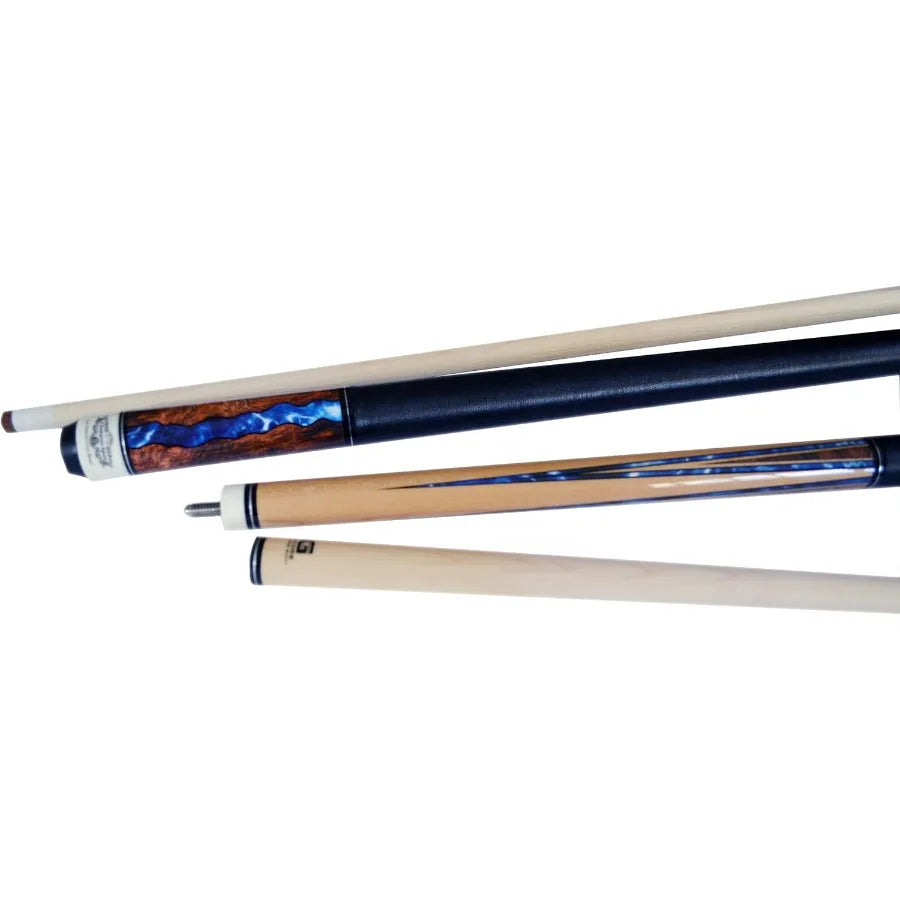 Billiard Pool Cue Stick56 inches 57 inches 60 inches 13mm White Case