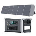 CTOLITY AP1000 1600W Solar Generator 1024Wh Backup LiFePo4 Battery  & 200W Solar Panel RV Outdoors Camping Travel Blackout