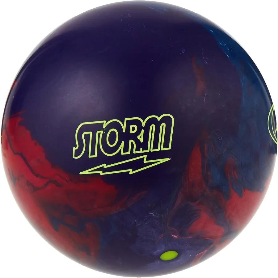 Storm Phaze II Bowling Ball for Professional Use Black with High-Performance Reactive Coverstock Optimized for Heavy Oil Condit