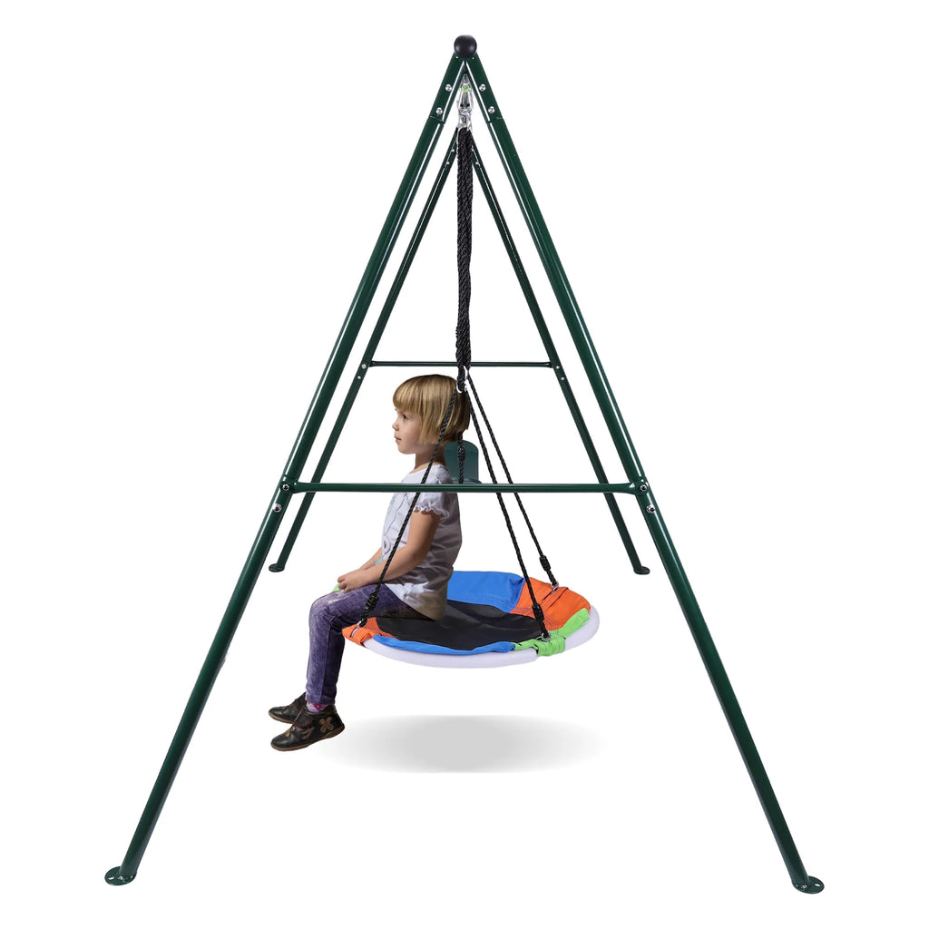 Multi-Purpose Swing Frame Wear Resist Triangular Frame Hammock Rack Multi-Purpose for Kindergarten Shopping Mall Park
