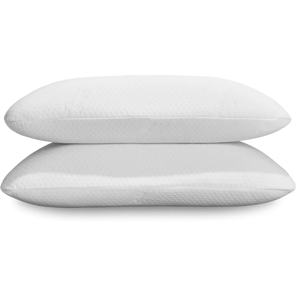 Memory Foam Symphony Pillow - Luxury Soft Feel, Standard Size, White Color for Neck Support